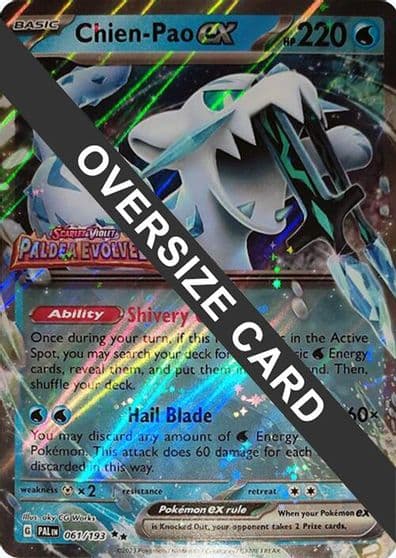 Chien-Pao ex Jumbo Cards Pokemon card