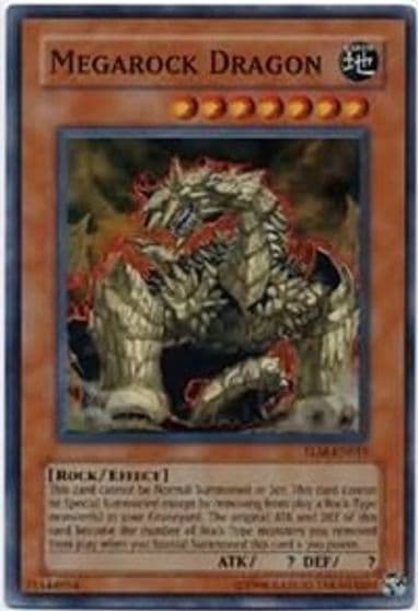 Megarock Dragon Super Rare The Lost Millennium Yu-Gi-Oh! card