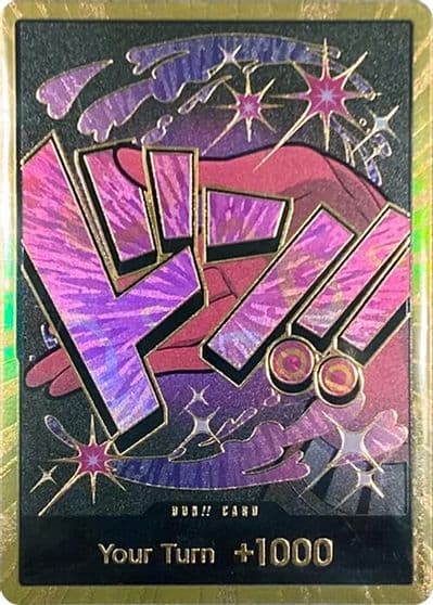 DON Card Reiju Gold Premium Booster -The Best- One Piece card