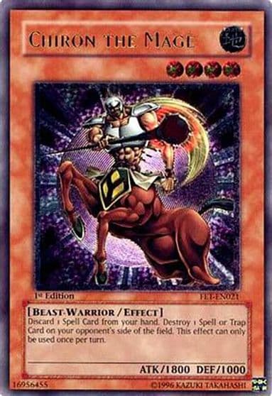 Chiron the Mage UTR Flaming Eternity Yu-Gi-Oh! card