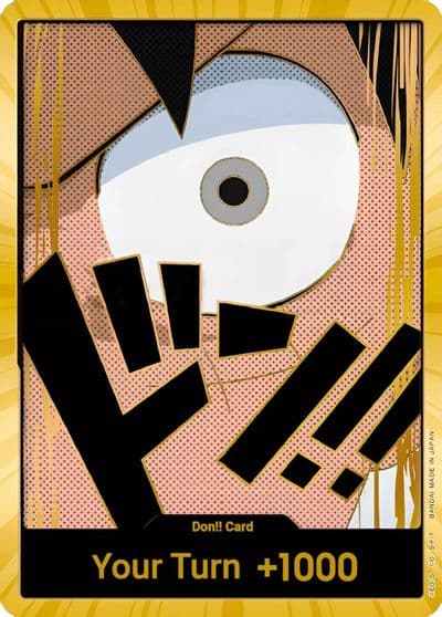 DON Card Luffy Gold Premium Booster -The Best- One Piece card