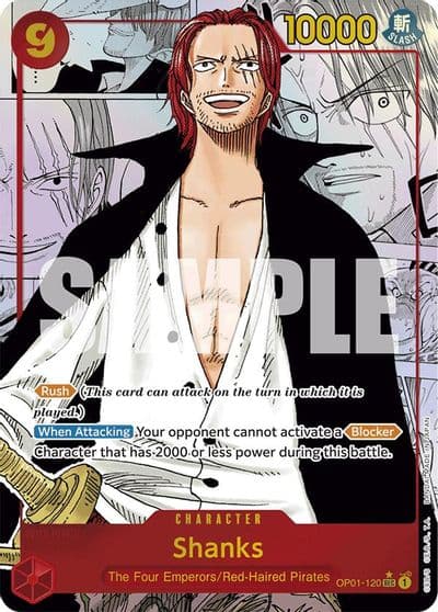 Shanks Manga Premium Booster -The Best- One Piece card
