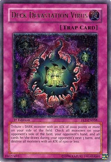 Deck Devastation Virus UTR Flaming Eternity Yu-Gi-Oh! card