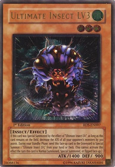 Ultimate Insect LV3 UTR Rise of Destiny Yu-Gi-Oh! card