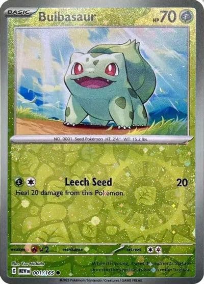 Bulbasaur (Reverse Cosmos Holo) (Costco Exclusive) Miscellaneous Cards & Products Pokemon card