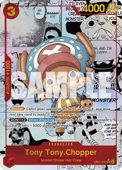 Tony TonyChopper EB01 006 Manga Premium Booster -The Best- One Piece card
