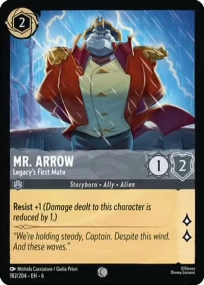 Mr Arrow Legacys First Mate Azurite Sea Lorcana card