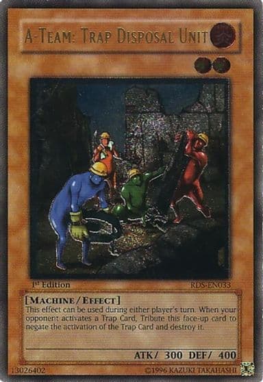A Team Trap Disposal Unit UTR Rise of Destiny Yu-Gi-Oh! card