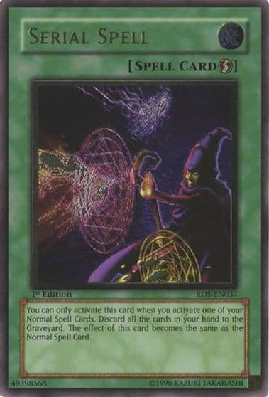 Serial Spell UTR Rise of Destiny Yu-Gi-Oh! card