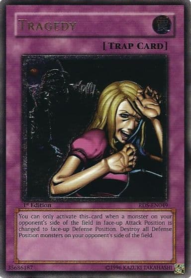 Tragedy UTR Rise of Destiny Yu-Gi-Oh! card