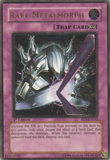 Rare Metalmorph UTR Rise of Destiny Yu-Gi-Oh! card