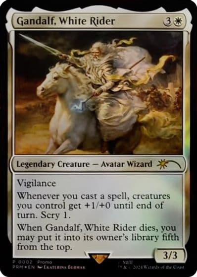 Gandalf White Rider Unique and Miscellaneous Promos Magic card