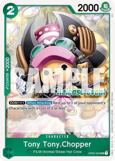 Tony TonyChopper ST15 ST20 Release Event Winner Pack One Piece Promotion Cards One Piece card