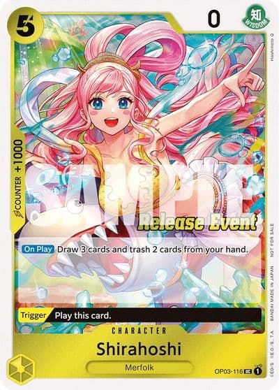 Shirahoshi ST15 ST20 Release Event Winner Pack One Piece Promotion Cards One Piece card