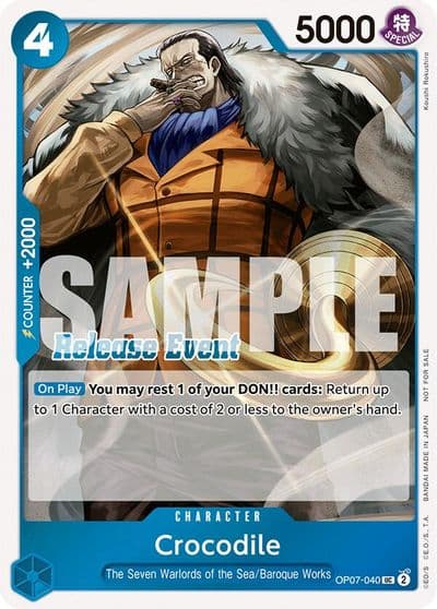 Crocodile ST15 ST20 Release Event Winner Pack One Piece Promotion Cards One Piece card