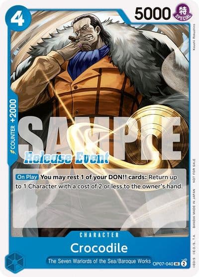 Crocodile ST15 ST20 Release Event Pack One Piece Promotion Cards One Piece card