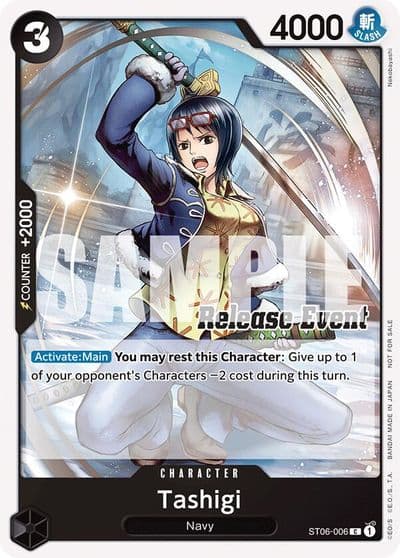 Tashigi ST15 ST20 Release Event Pack One Piece Promotion Cards One Piece card