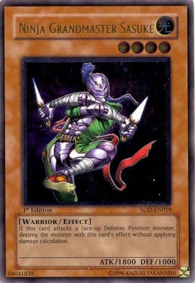 Ninja Grandmaster Sasuke UTR Soul of the Duelist Yu-Gi-Oh! card