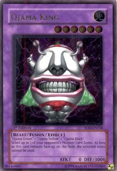 Ojama King UTR Soul of the Duelist Yu-Gi-Oh! card