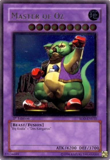 Master of OZ UTR Soul of the Duelist Yu-Gi-Oh! card