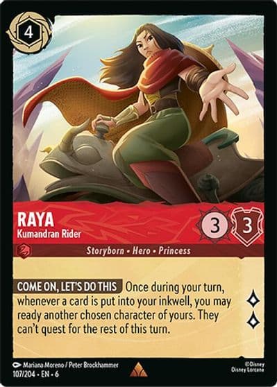 Raya Kumandran Rider Azurite Sea Lorcana card