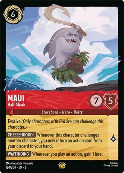 Maui Half Shark Azurite Sea Lorcana card