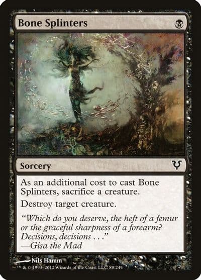 Bone Splinters Avacyn Restored Magic card