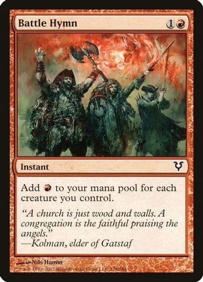 Battle Hymn Avacyn Restored Magic card