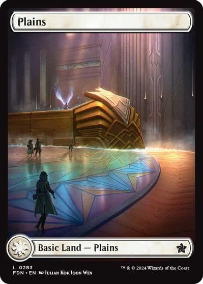 Plains 0283 Foundations Magic card