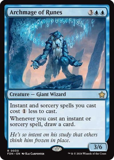 Archmage of Runes Foundations Magic card
