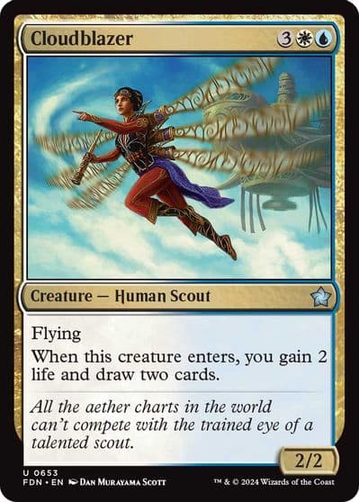 Cloudblazer Foundations Magic card