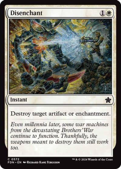 Disenchant Foundations Magic card