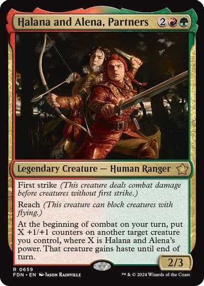 Halana and Alena Partners Foundations Magic card