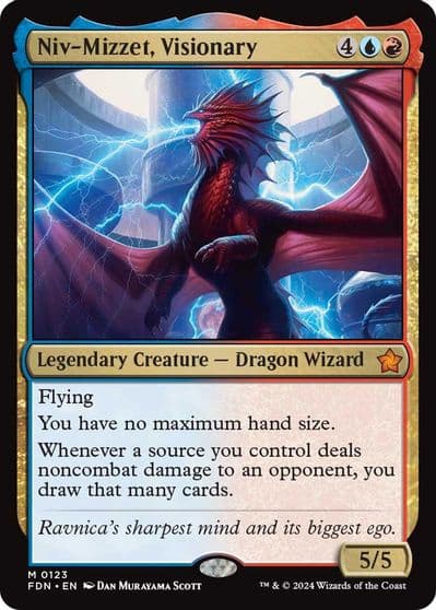 Niv Mizzet Visionary Foundations Magic card