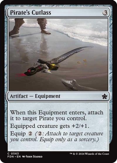 Pirates Cutlass Foundations Magic card