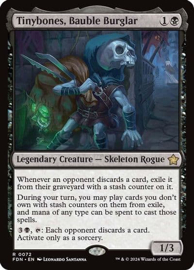 Tinybones Bauble Burglar Foundations Magic card