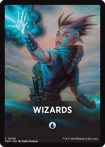 Wizards Theme Card Foundations Magic card