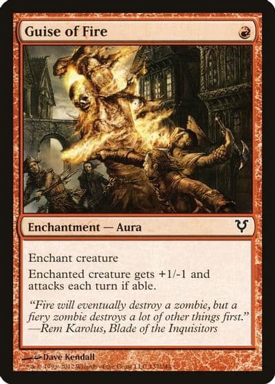 Guise of Fire Avacyn Restored Magic card