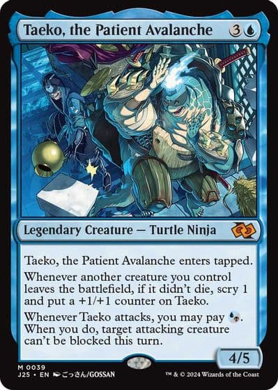 Taeko the Patient Avalanche Anime Foundations Jumpstart Magic card