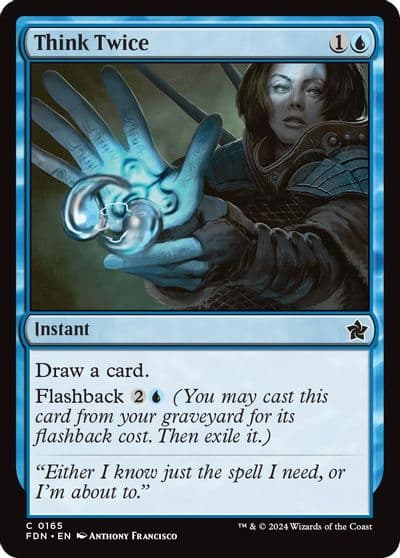 Think Twice Foundations Magic card