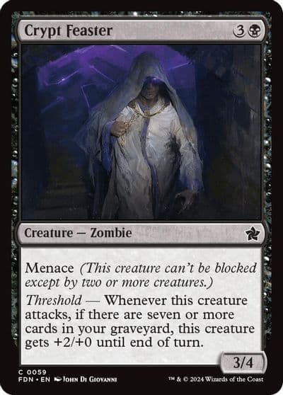 Crypt Feaster Foundations Magic card
