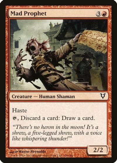 Mad Prophet Avacyn Restored Magic card