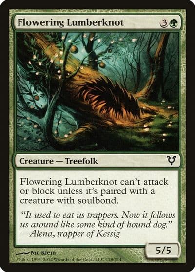 Flowering Lumberknot Avacyn Restored Magic card