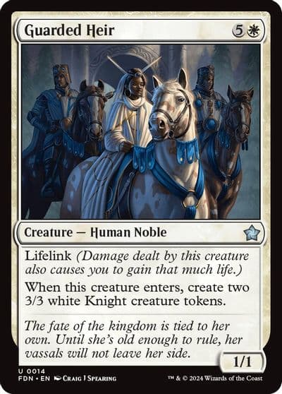 Guarded Heir Foundations Magic card