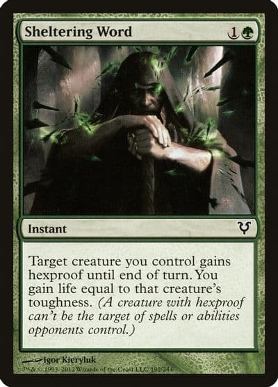 Sheltering Word Avacyn Restored Magic card