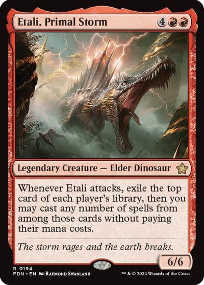 Etali Primal Storm Foundations Magic card