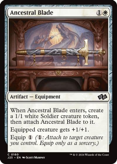 Ancestral Blade Foundations Jumpstart Magic card