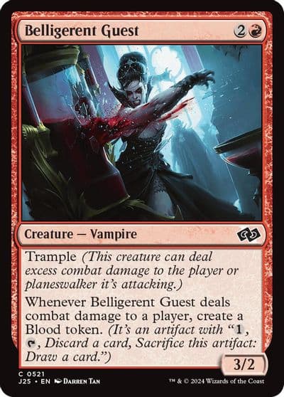 Belligerent Guest Foundations Jumpstart Magic card
