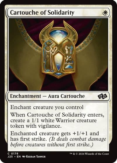 Cartouche of Solidarity Foundations Jumpstart Magic card