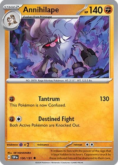 Annihilape SV08: Surging Sparks Pokemon card